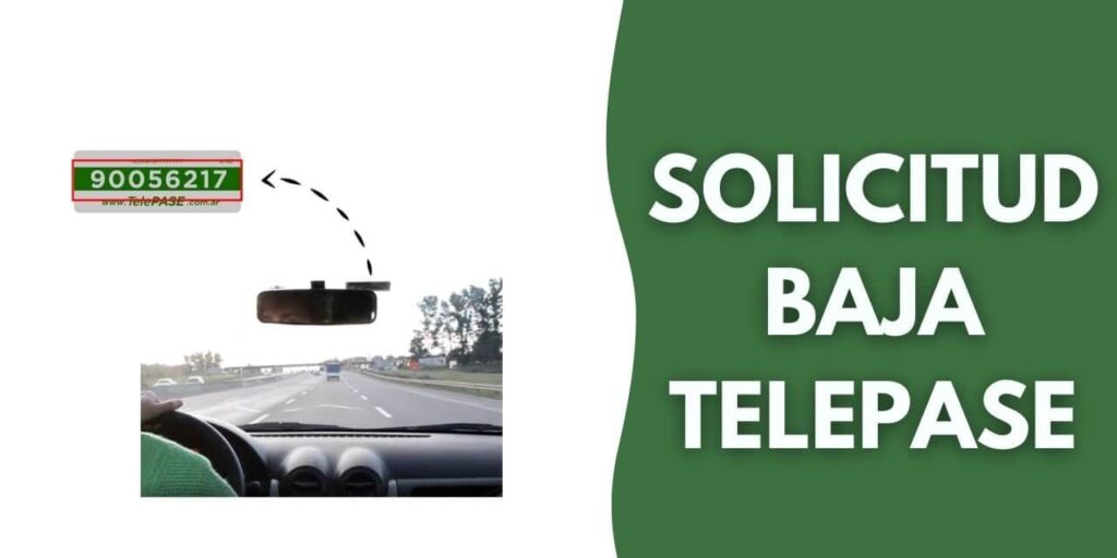 numero para solicitud de dar de baja el TelePASE